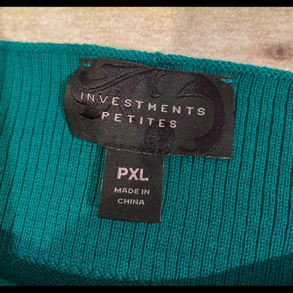 Host Pick! Investments Women’s Long Sleeve Sweater in Petite XL - Picture 6 of 8